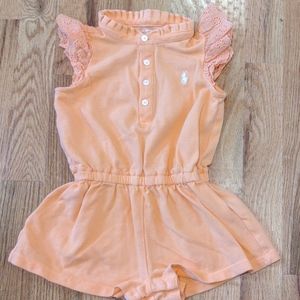 Ralph Lauren orange romper